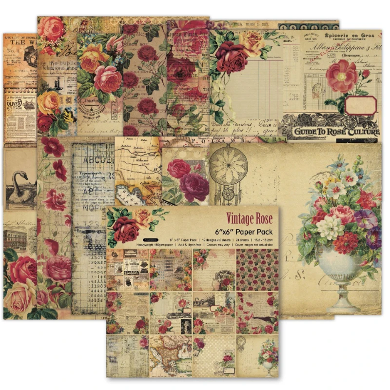 Graph Paper Pad - Notatnik do scrapbookingu z różnymi wzorami