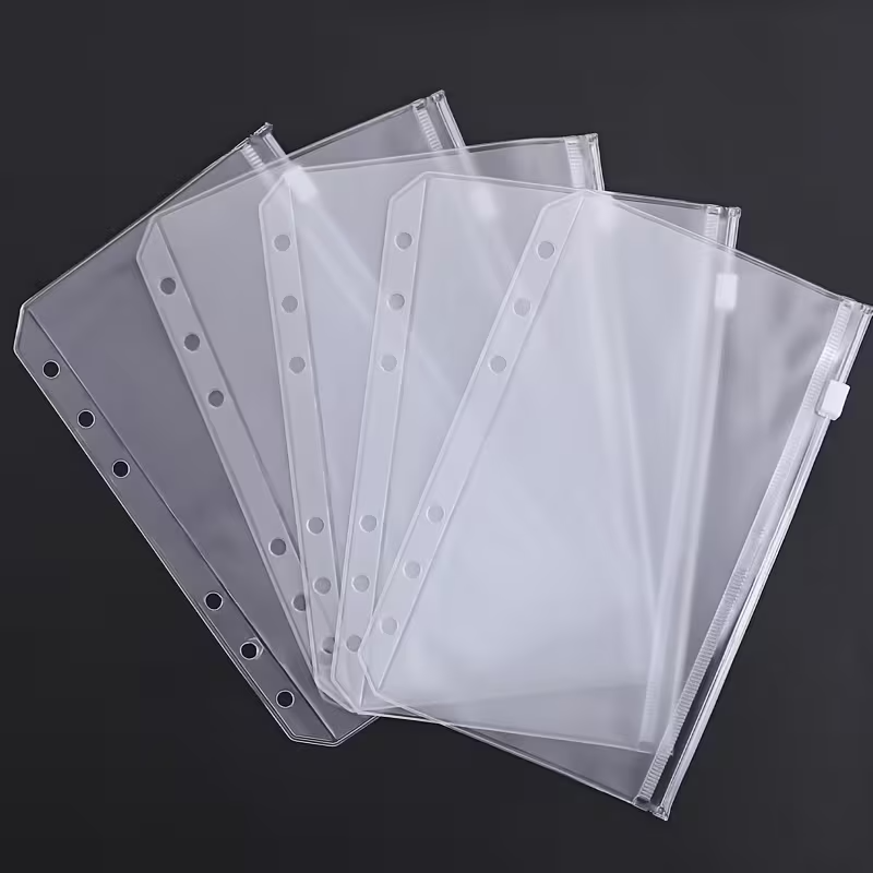 Portfolio Folder Zip - Kieszenie do segregatora A5/A6/A7, segregatory z