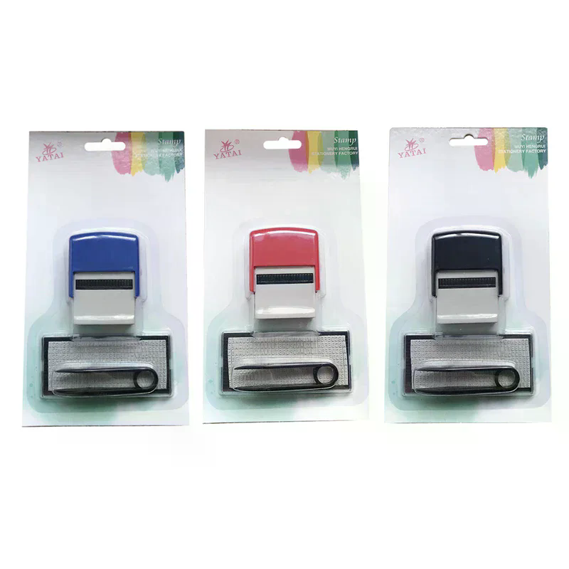 Self Inking Stamp - Zestaw stempli gumowych DIY, personalizowany, samozasysający