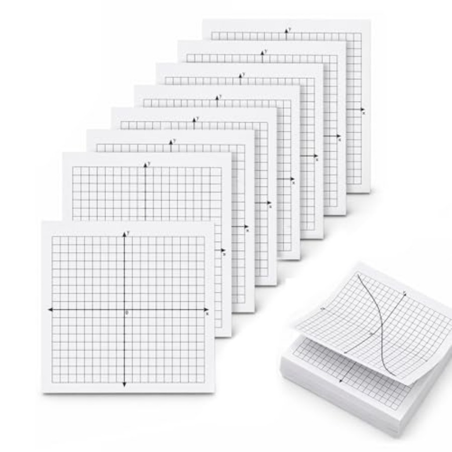 Graph Paper Pad - Karteczki samoprzylepne z siatką graficzną 3x3,