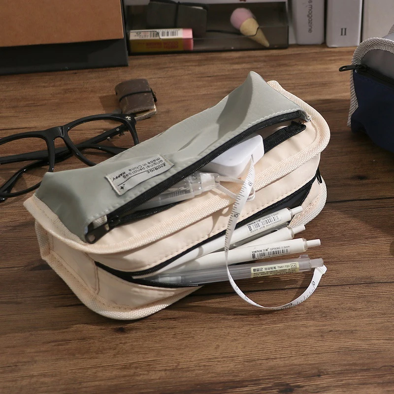 Duży piórnik o minimalistyczny – Office Supply Office Stationery Items recenzja i cena