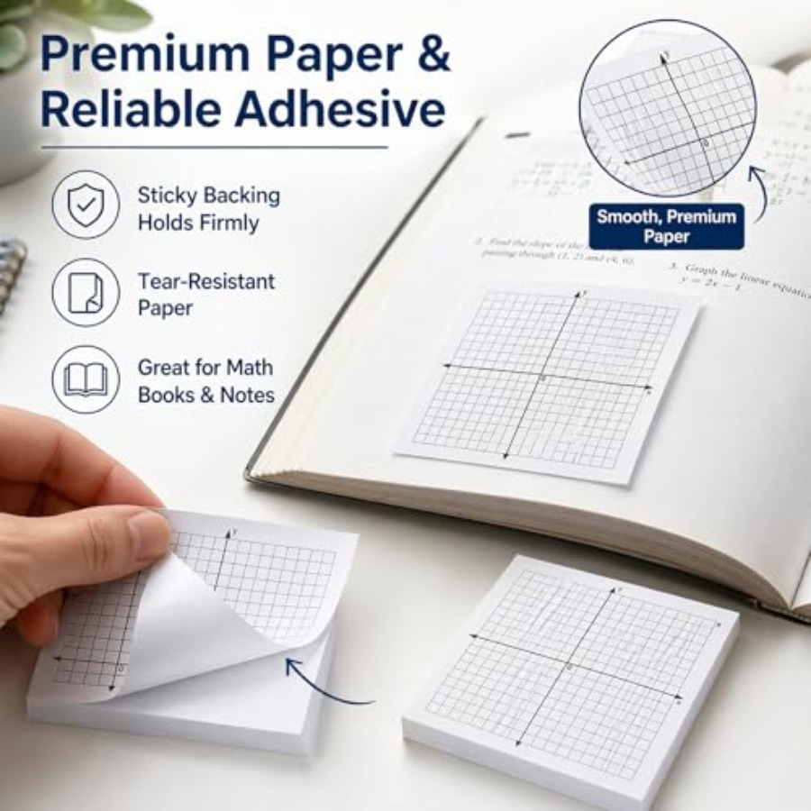 Karteczki samoprzylepne z siat – Graph Paper Pad recenzja i cena